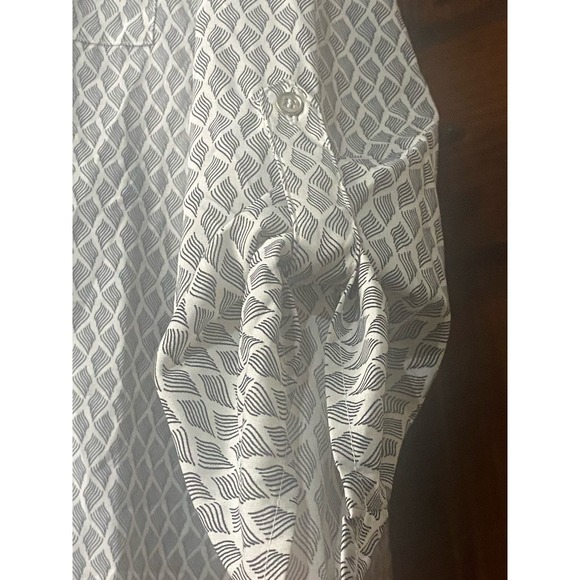 Notations Black & White Design Womens Blouse, Day or Evening Wear - Size PXL - Picture 5 of 6